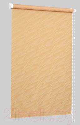Рулонная штора Delfa Сантайм Жаккард Веда СРШ-01М 870 (52x170, абрикосовый)