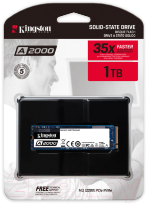SSD диск Kingston A2000 M.2 1TB (SA2000M8/1000G)