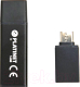 USB flash накопитель Platinet Pendrive USB 3.0 X-Depo 16GB + Type-C Adapter Black / PMFEC316B - 