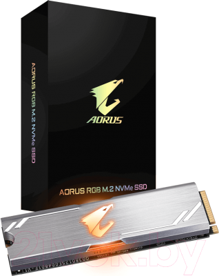 SSD диск Gigabyte Aorus RGB M.2 256GB (GP-ASM2NE2256GTTDR) NVMe