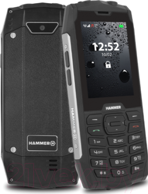 Мобильный телефон MyPhone Hammer 4 (серебристый)