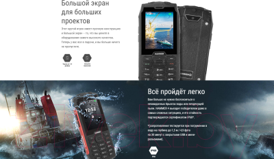 Мобильный телефон MyPhone Hammer 4 (черный)