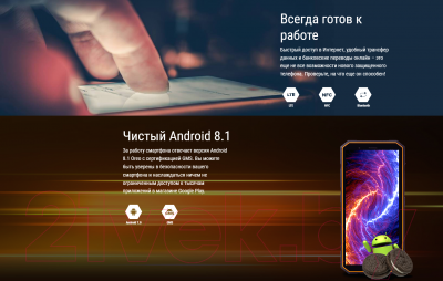 Смартфон MyPhone Hammer Energy 18x9 (черный)