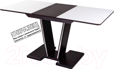 Изображение товара Обеденный стол Домотека Танго ПР 80x120-157x75 (кремовый/венге/03)