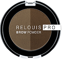 Тени для бровей Relouis Pro Brow Powder тон 02 - 
