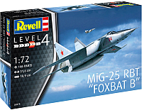 

Сборная модель Revell, Истребитель-перехватчик MiG-25 RBT Foxbat B 1:72 / 03878