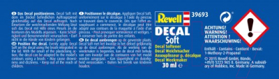 Жидкость для нанесения декалей Revell Decal Soft Для сборной модели / 39693 (30мл)