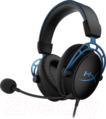 Наушники-гарнитура HyperX Cloud Alpha S / HX-HSCAS-BL/WW