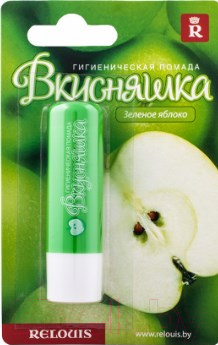 Бальзам для губ Relouis Вкусняшка зеленое яблоко