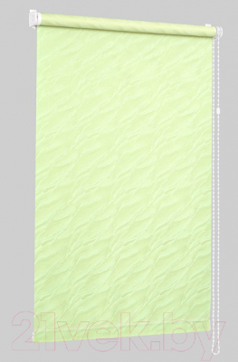 Рулонная штора Delfa Сантайм Жаккард Веда СРШ-01М 877 (34x170, салатовый)