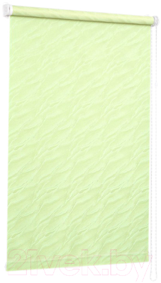 Рулонная штора Delfa Сантайм Жаккард Веда СРШ-01М 877 (48x170, салатовый)