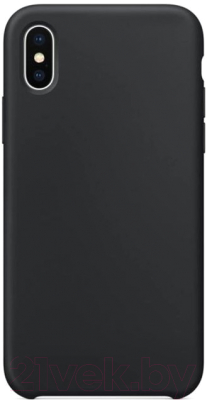 Чехол-накладка Volare Rosso Soft-touch силиконовый для iPhone X (черный)