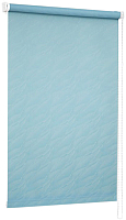 Рулонная штора Delfa Сантайм Жаккард Веда СРШ-01М 840 (34x170, голубой) - 