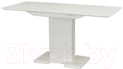 Обеденный стол Castor Бруно / 160062 (бук/белая эмаль)