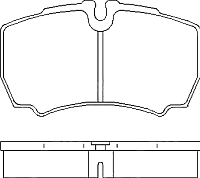 

Тормозные колодки, PBP1405