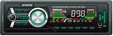 Бездисковая автомагнитола Digma DCR-360G
