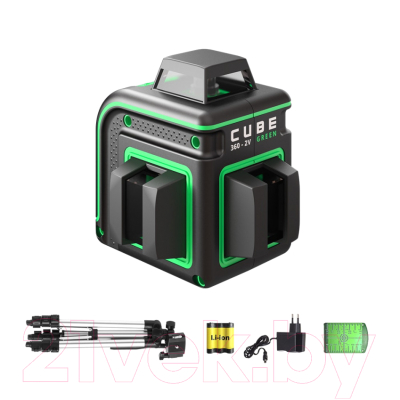 Лазерный нивелир ADA Instruments Cube 360-2V Green Professional Edition / A00571
