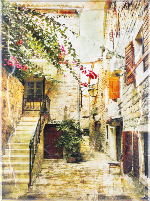Картина GenArt Старая улочка 116 (30x40)