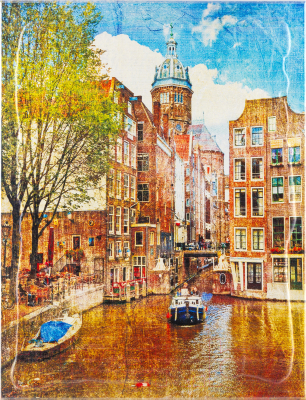 Картина GenArt Очарование Амстердама 345 (30x40)