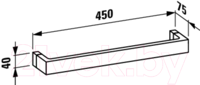 Держатель для полотенца Laufen Kartell 3813310840001