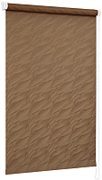 Рулонная штора Delfa Сантайм Жаккард Веда СРШ-01М 827 (34x170, какао) - 