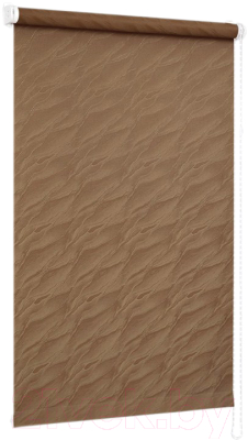 Рулонная штора Delfa Сантайм Жаккард Веда СРШ-01М 827 (115x170, какао)