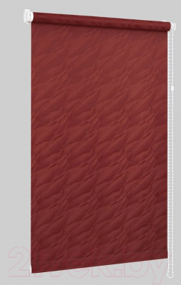 Рулонная штора Delfa Сантайм Жаккард Веда СРШ-01М 899 (34x170, бордовый)
