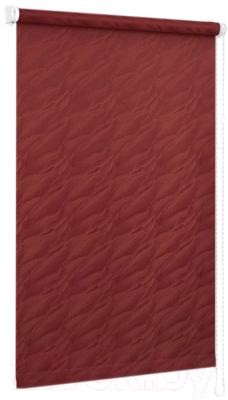 Рулонная штора Delfa Сантайм Жаккард Веда СРШ-01М 899 (48x170, бордовый)