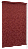 Рулонная штора Delfa Сантайм Жаккард Веда СРШ-01М 899 (95x170, бордовый) - 