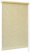 Рулонная штора Delfa Сантайм Жаккард Оливия СРШ-01М 8262 (34x170, кремовый) - 