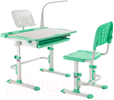 Парта+стул FunDesk Disa (зеленый)