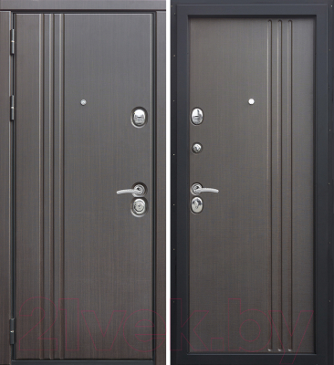 Входная дверь Staller Лайн Венге/венге (86x205, левая)