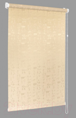 Рулонная штора Delfa Сантайм Жаккард Азия СРШ-01М 25101 (52x170, бежевый)