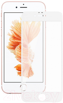 Защитное стекло для телефона Volare Rosso Fullscreen Full Glue для iPhone 6/6S (белый)