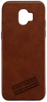 Чехол-накладка Volare Rosso Cowboy для Galaxy J6 Plus (коричневый) - 
