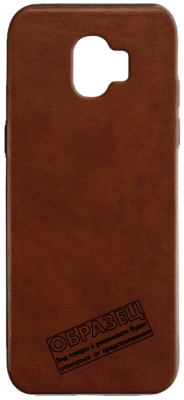 Чехол-накладка Volare Rosso Cowboy для Galaxy J6 Plus (коричневый)