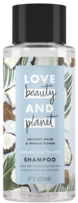 

Шампунь для волос Love Beauty and Planet, Объем и щедрость