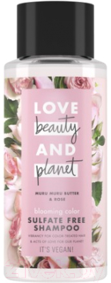 Шампунь для волос Love Beauty and Planet Бессульфатный цветущий цвет (400мл)