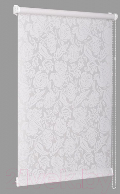 Рулонная штора Delfa Сантайм Глория СРШ-01М 276 (34x170, роза белая)