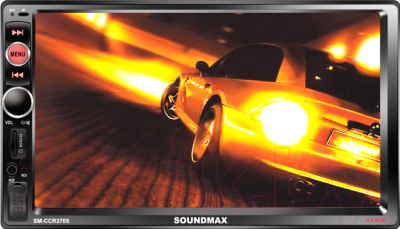 Автомагнитола SoundMax SM-CCR3705 (черный)