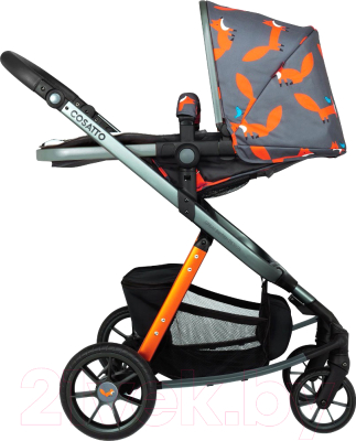 Детская универсальная коляска Cosatto Giggle Quad / 4164 (Charcoal Mister Fox)