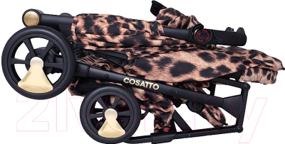 Детская прогулочная коляска Cosatto Woosh с бампером (Leopard)