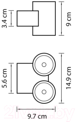 Бра уличное Lightstar Paro 352692