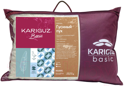Подушка для сна Kariguz Гусиный Пух / БГП10-3 (50x68)