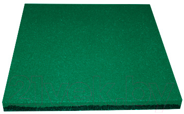 Резиновая плитка Ecoslab 500x500x40 (зеленый)