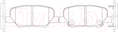 

Тормозные колодки Mazda, GHY92648ZC