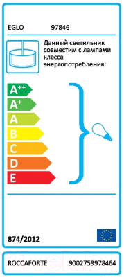 Люстра Eglo Roccaforte 97846