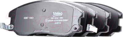 

Тормозные колодки Valeo, 301942