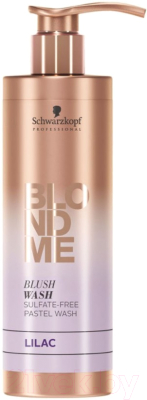 Оттеночный шампунь для волос Schwarzkopf Professional BlondMe Blush Wash Sulfate-Free Pastel Wash Lilac (250мл)