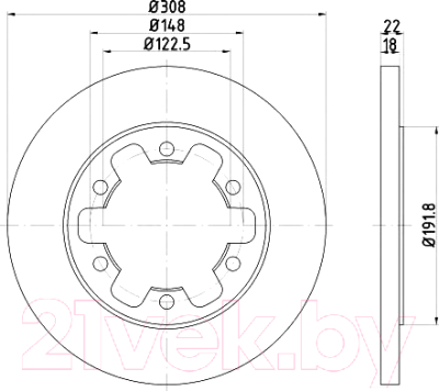 

Тормозной диск Ford, 1815600